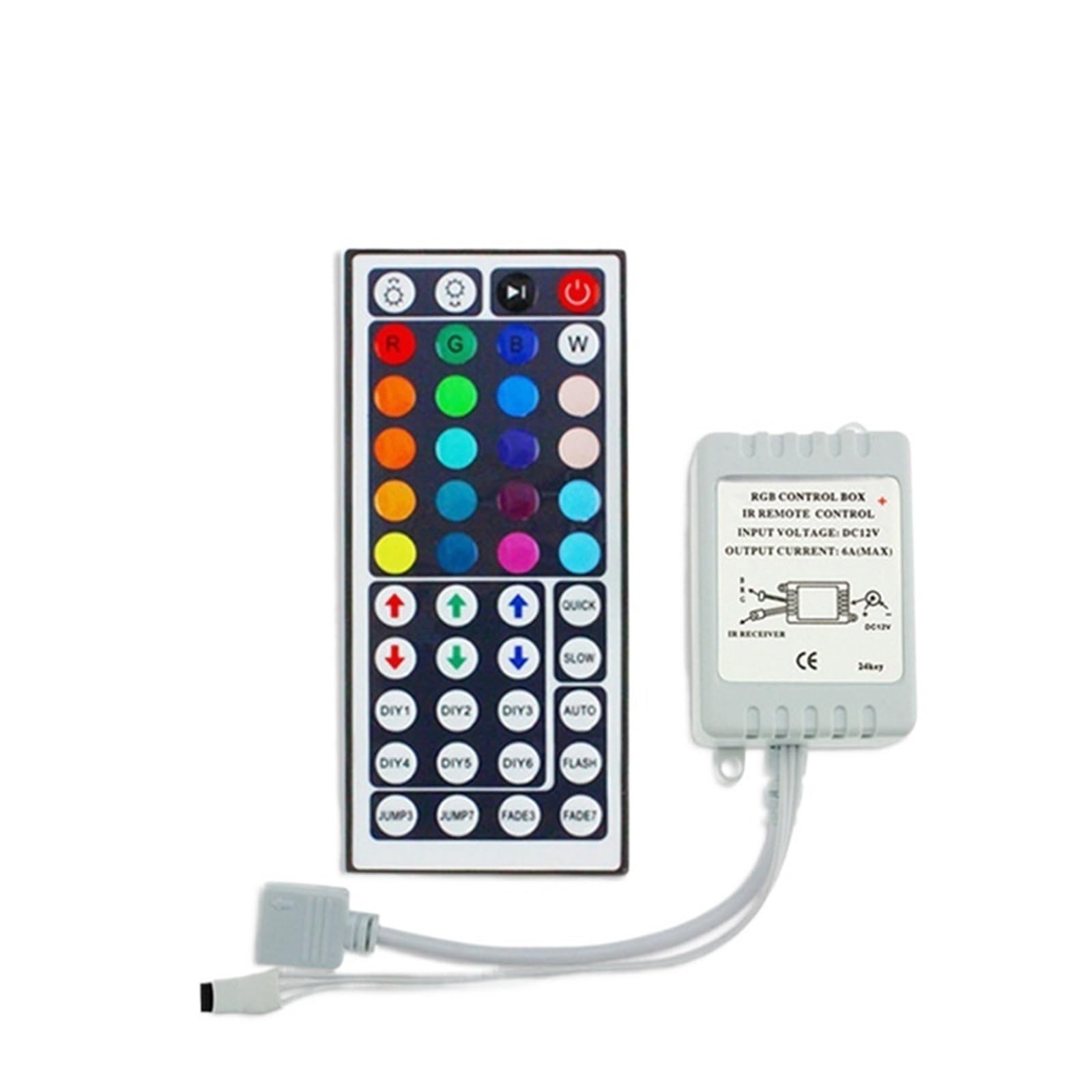 Télécommande infrarouge pour ruban LED résolvant les problèmes de clignotement RGB 12V