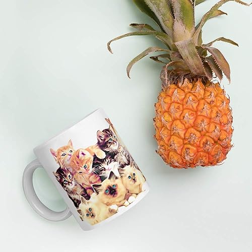 Miniatura 6 de Bonita taza de cerámica para gatos, regalo de taza de café, gran regalo para amantes de los gatos, gatos, mamá, papá, jefe, compañero de trabajo y