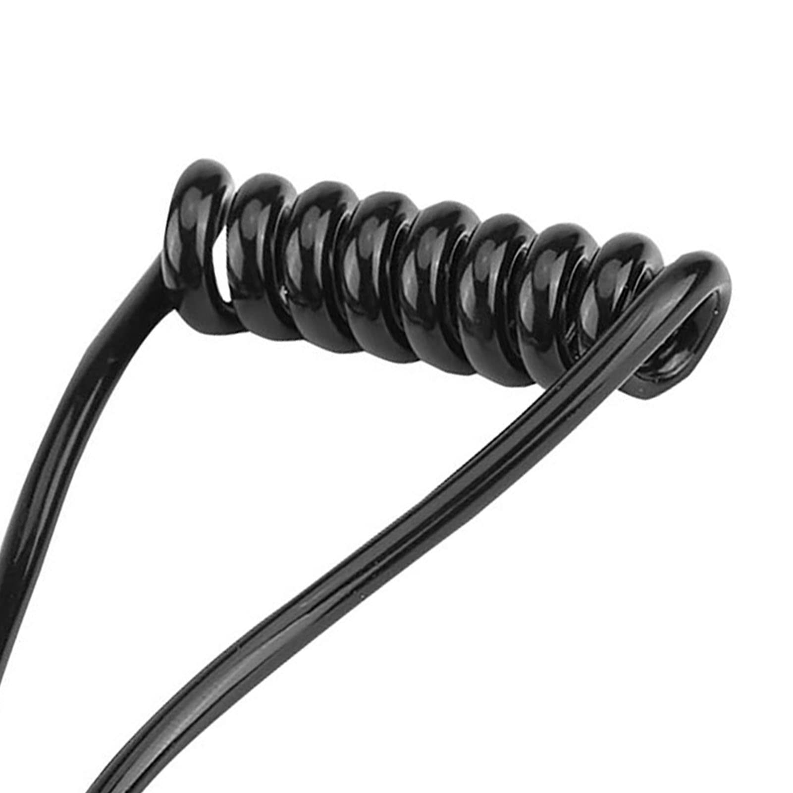 Tubo acústico en Espiral Transparente de Repuesto Paquete de 5 Tubo acústico de Repuesto Universal Giratorio para Auriculares de Radio de 2 vías Walkie Talkie Auricular Com