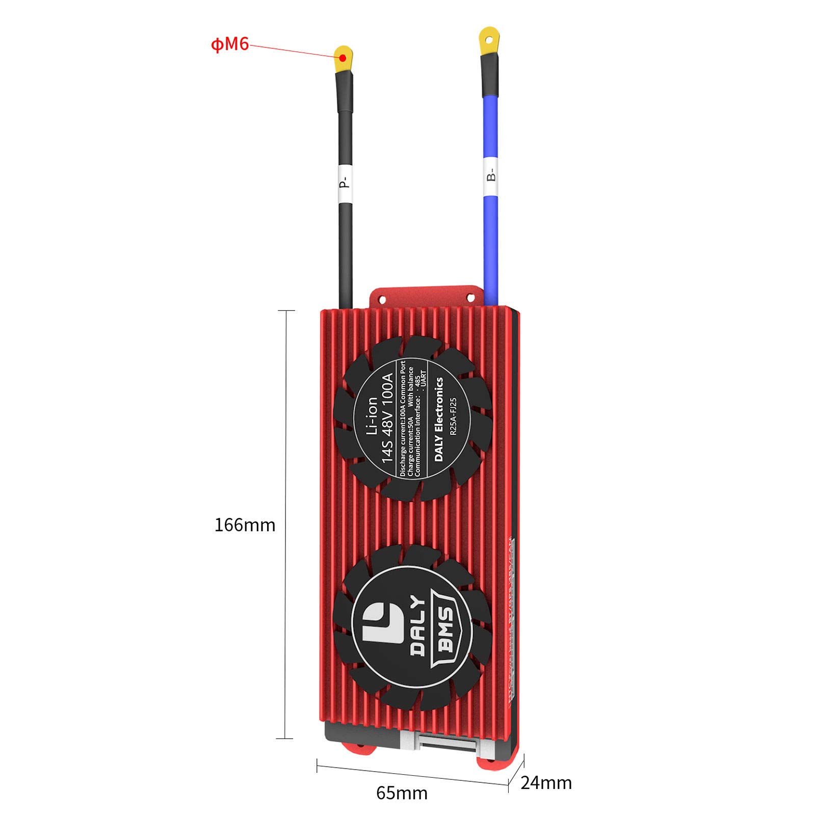 DALY Smart BMS 14S 48V 100A Li-ion Battery Protection Board with ...