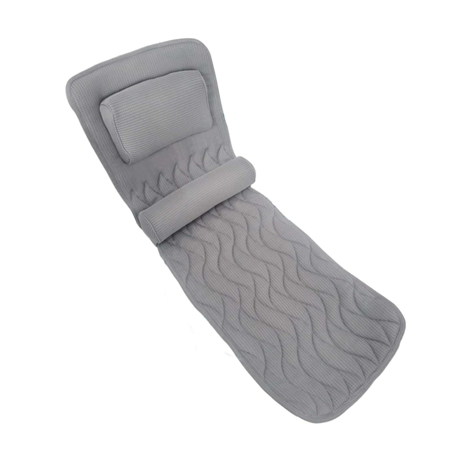 Nonslip Bathtub Cushion Featuring Head and Back with Suction Cups Back Neck Pillow Mat Bathtubs Pillow Mat