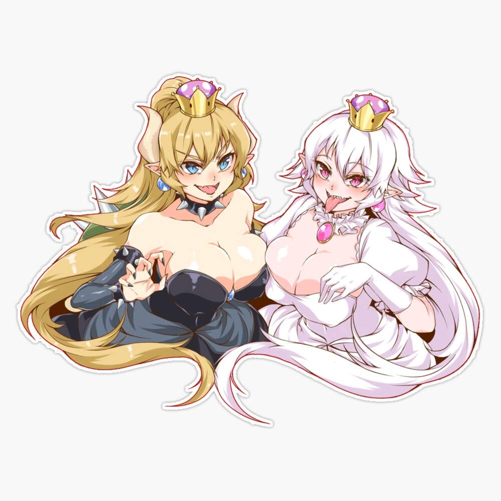 Amazon.com: Magnet Bowsette and Boosette Magnet Bumper Sticker Car Magnet  Flexible Reuseable Magnetic Vinyl 5 : Automotive