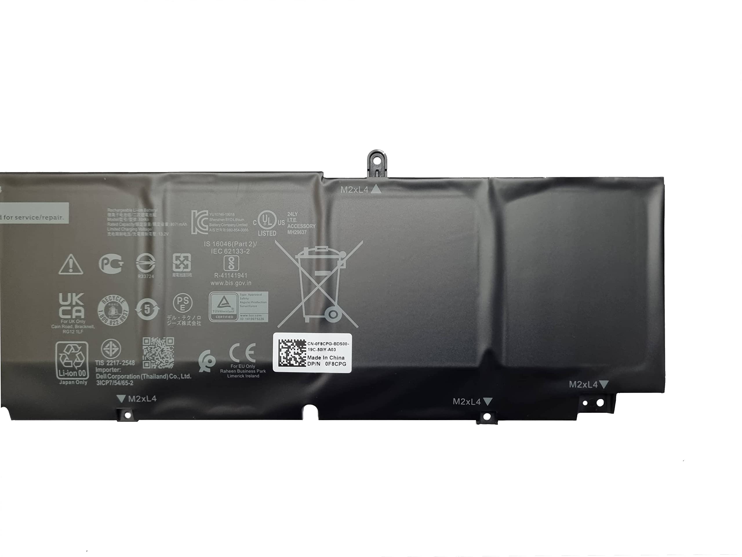 Dell Primary - LaptoP-Batterie - LithiuM-Ionen - 6 Zellen - 97 Wh - F?r Precision 5750, 5760, Xps 17 9700, 17 9710 (f8cpg)
