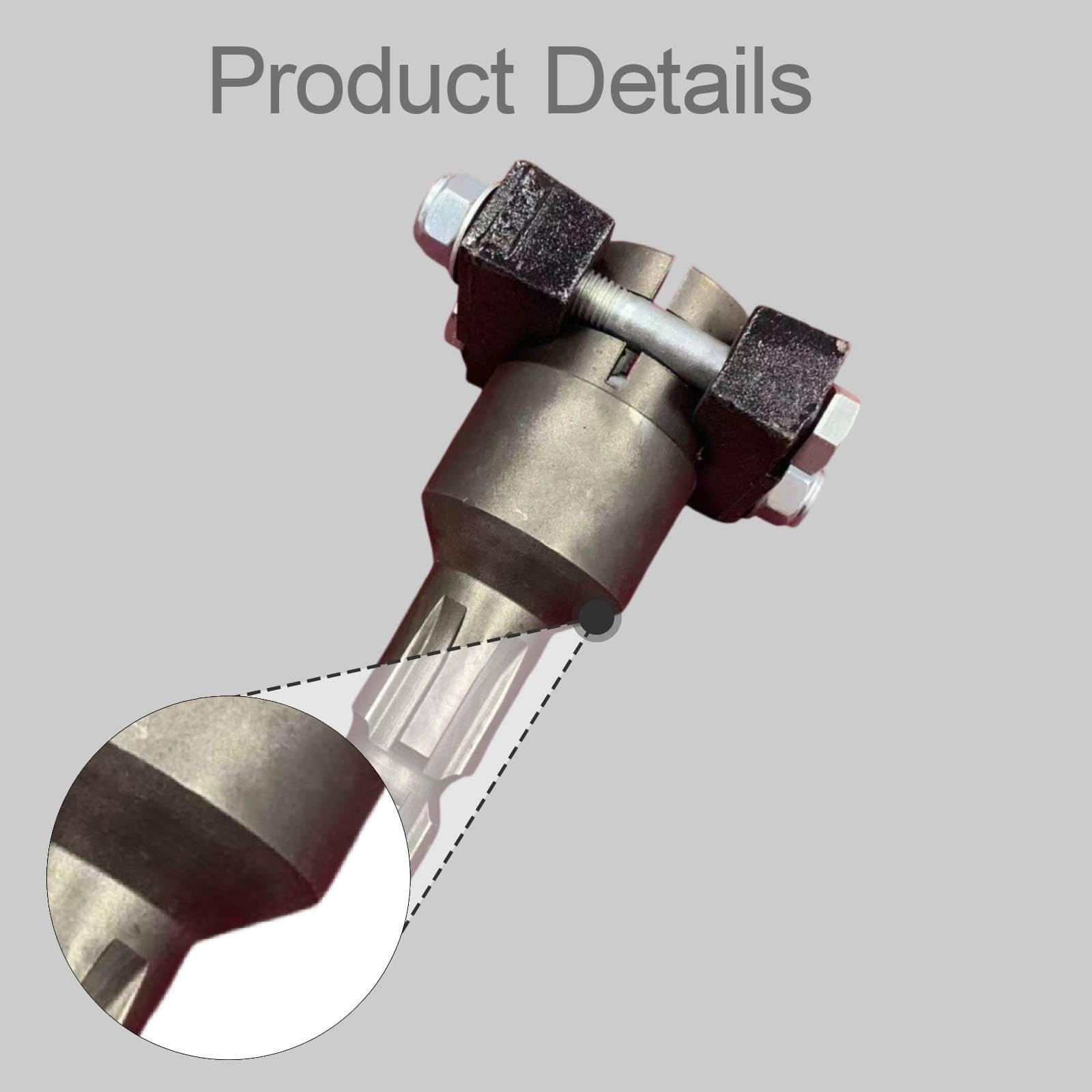 Adattatore per albero di uscita PTO trattore, alloggiamento professionale in acciaio, accessorio di facile installazione, convertitore da 6 a 8, Dagli 8 Interni Ai 6