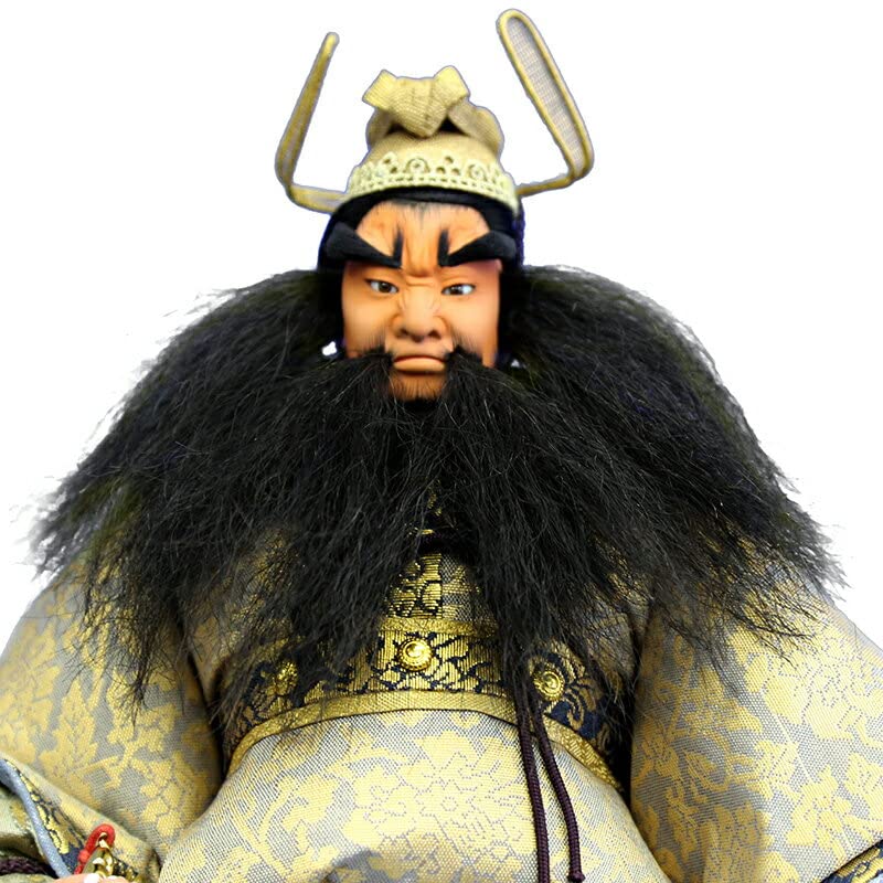 Amazon | 五月人形 久月 鍾馗様 平飾り 武者人形 斉藤大士作 正絹四寸