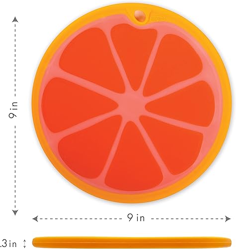 Miniatura 2 de Dexas Citrus Slice Tabla de cortartabla de servir 9 pulgadas, pomelo