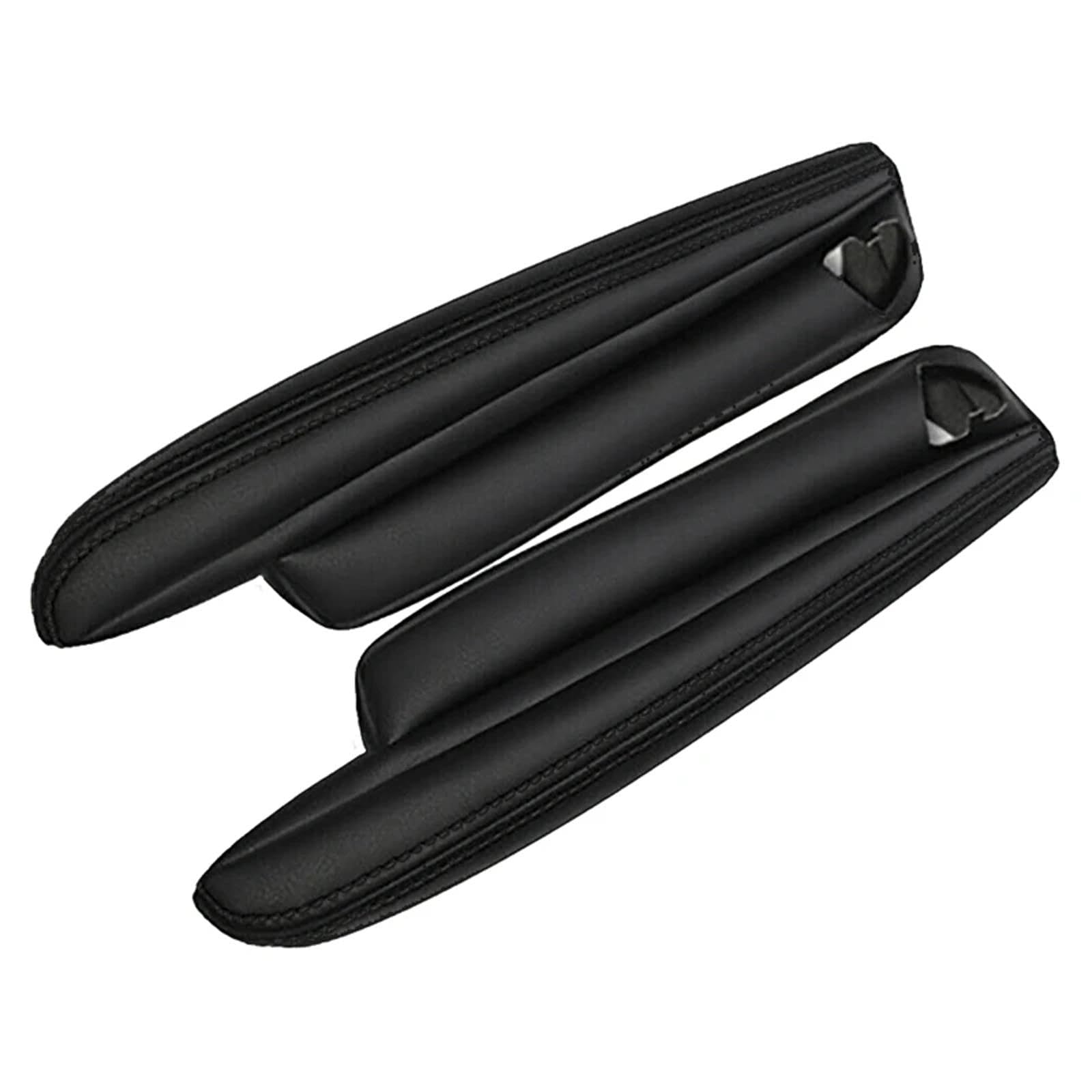Cojín de Apoyabrazos Coche para Land Rover Freelander 2 2007-2015, Funda Reposabrazos Almohadilla Consola Central Impermeable Accesorios,Black