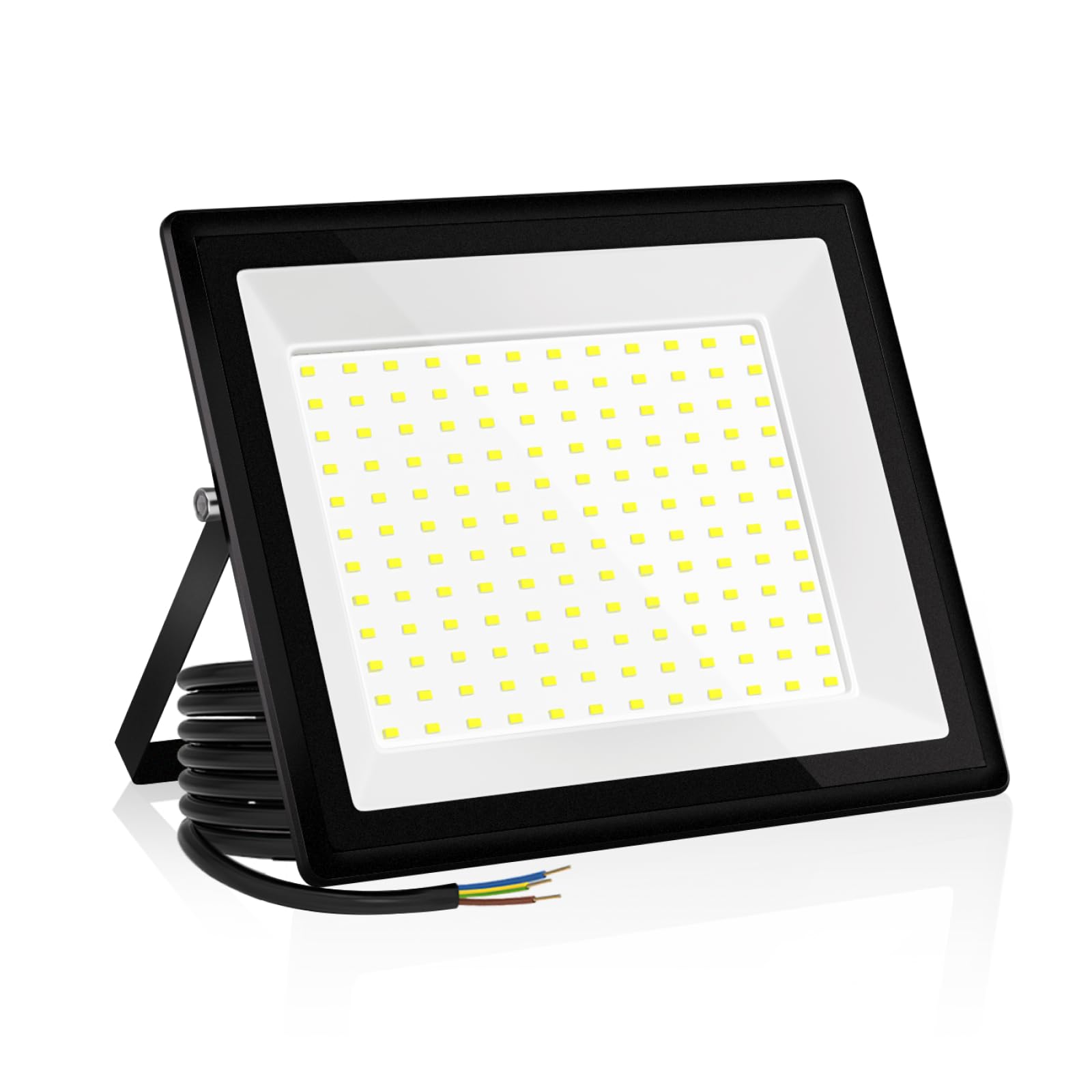 VistaNovaX LED Strahler Außen 150W Industrie 16500LM 6500K Tageslicht IP66 Wasserdicht, Effiziente Wärmeableitung, 85% Energieersparnis Scheinwerfer für Höfe/Gärten/Lagerhallen/Garagen (1 Stück)