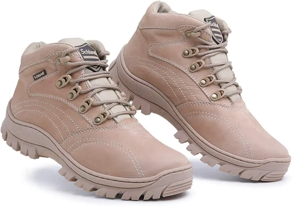 Bota Coturno Tático em Couro Legítimo para Segurança e/ou Esportes.