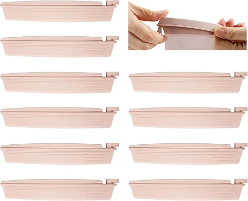 Paquete de 10 clips para bolsas de ostomía – Abrazaderas de colostomía seguras y a prueba de fugas para bolsas de estoma – Cierre de cola