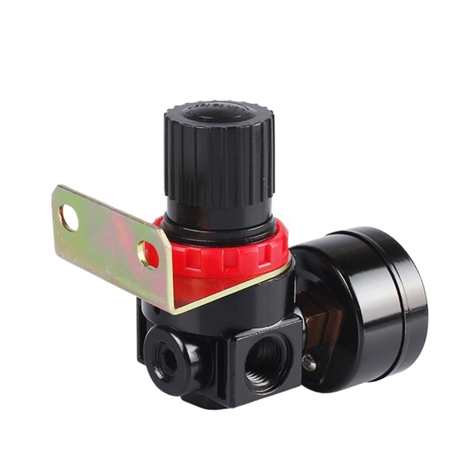 Regolatore di pressione 'aria AR2000 1/4'' Controllo compressori Pompa Regolazione gas Unità di trattamento con manometro regolabile(AR2000PC14MM)
