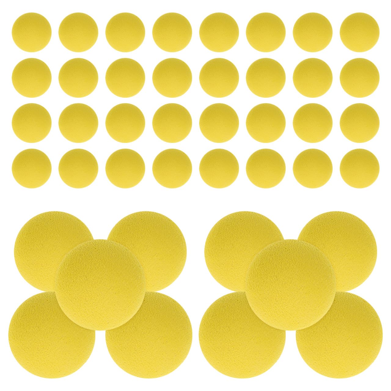 BESPORTBLE 50 Mini-Balles en Mousse Eva 0.79In Souples Et SûRes Projectiles De Rechange pour Jeux De Tir ActivitéS De Plein Air Et Loisirs CréAtifs
