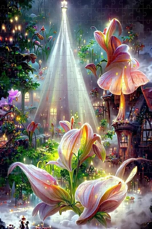 Jigsaw Puzzles for Unisex and Kids,1000 Pieces Puzzles for Learning – Fantastic Daffodils - Educational Intellectual Games Gifts