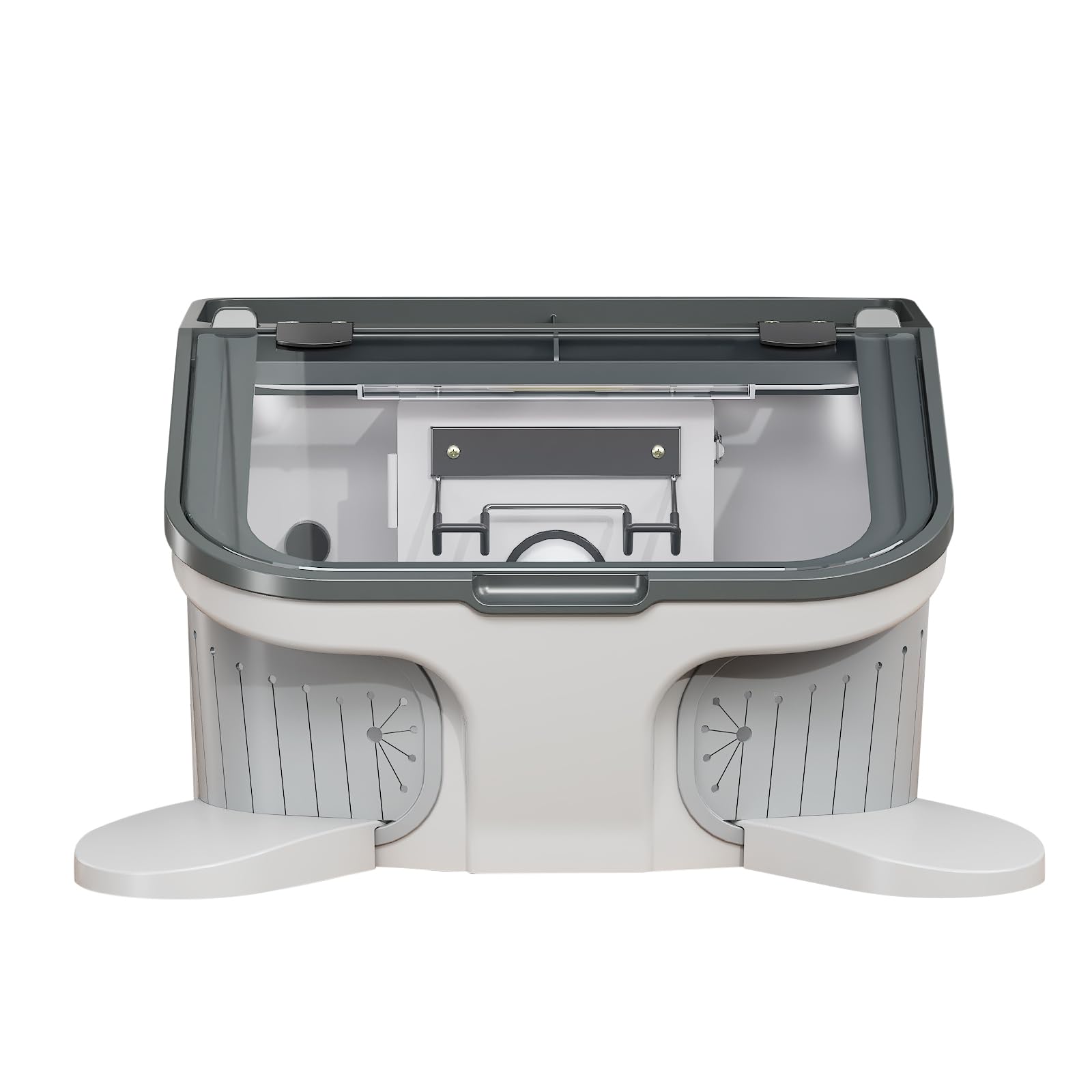 Rigoberto JT-69 Lab 14W Dust Collector Built-in Vacuum Cleaner Sandblasting Protector Box with LED Light