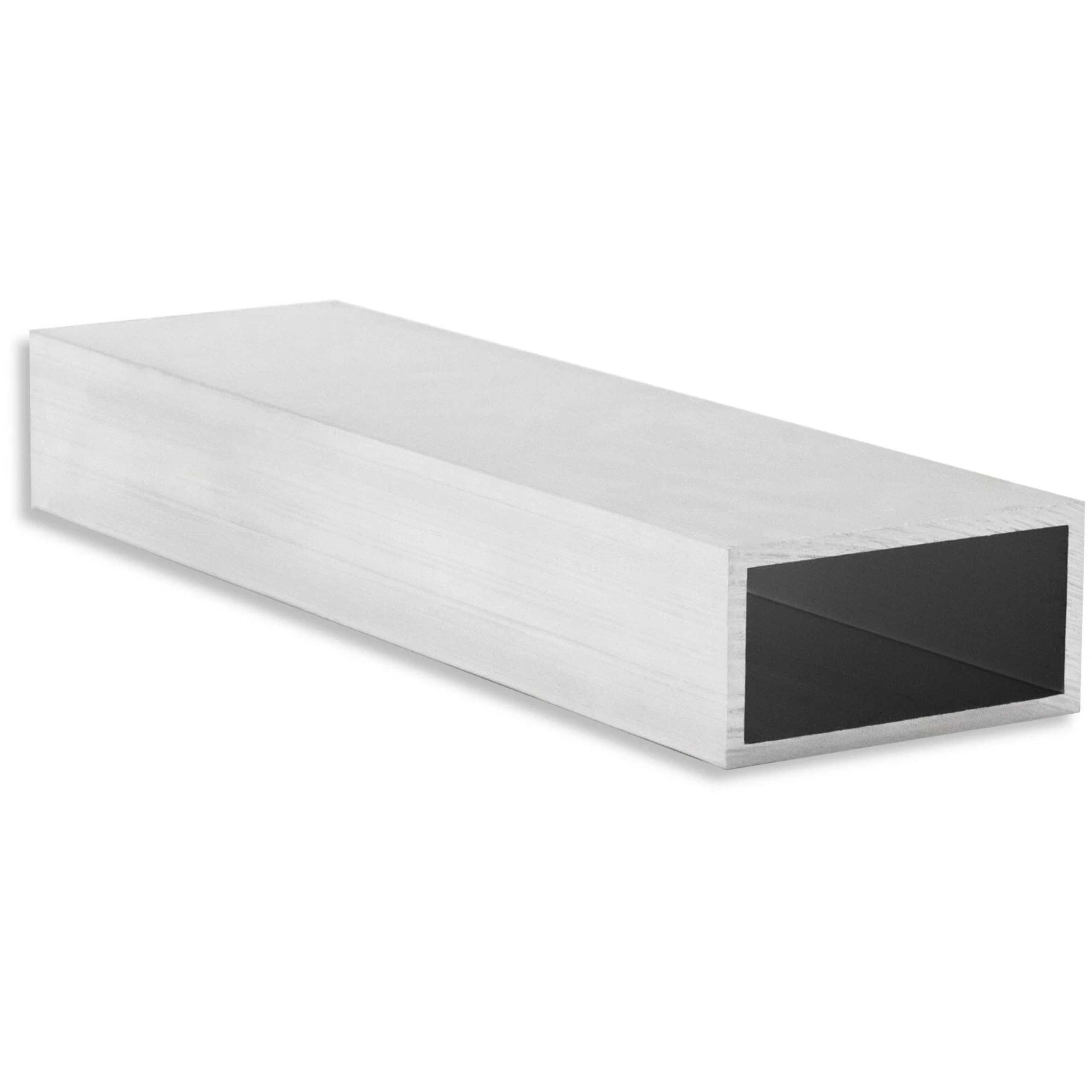 GAL-INDUSTRIAL Profilé Aluminium Tube Carré 60 x 30 x 2 mm Longueur 130 cm | Rectangulaire Carré sur Mesure