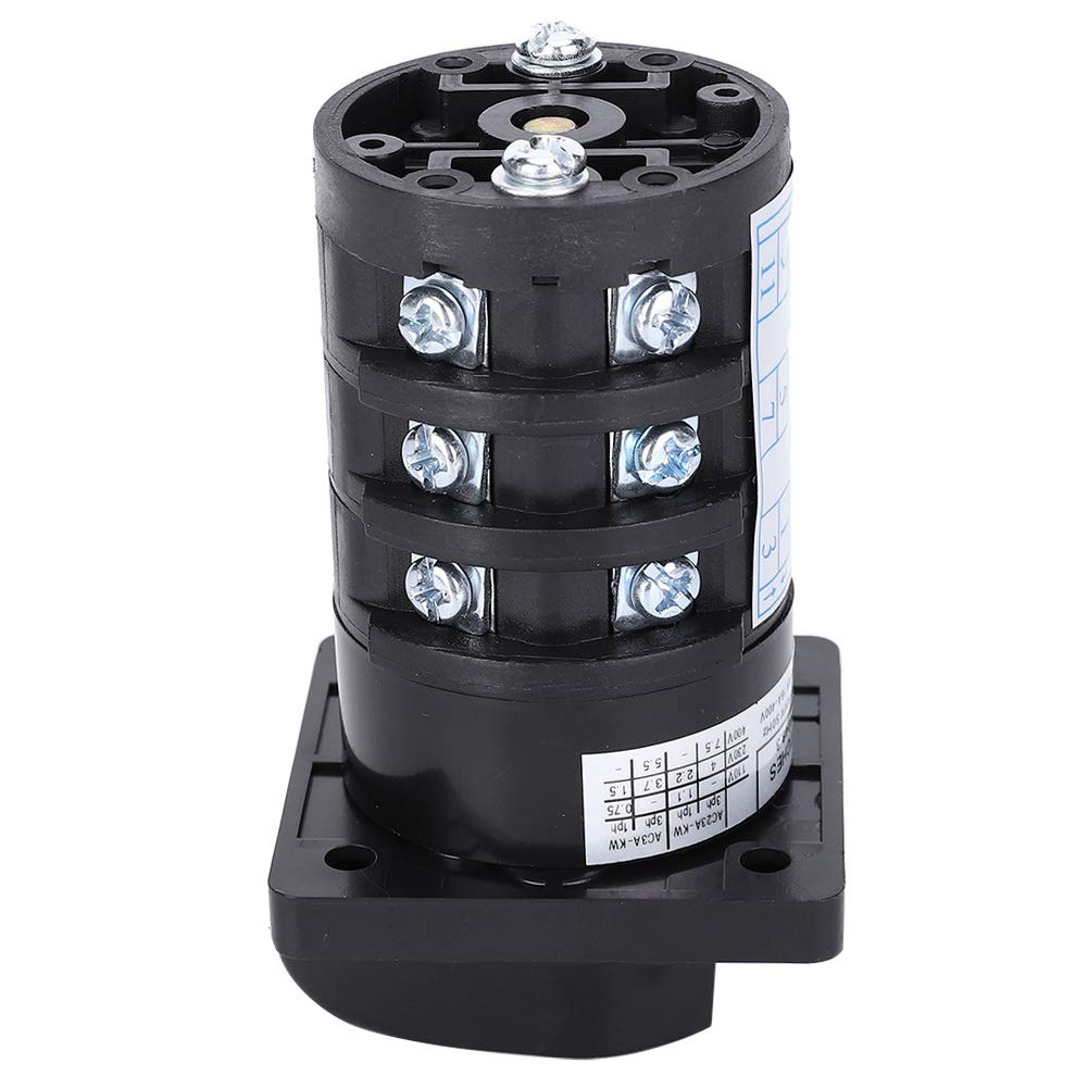 Commutateur Rotatif 20A 500V 12 Pôles 7 Positions pour Conversion Lignes de Contrôle Industriel