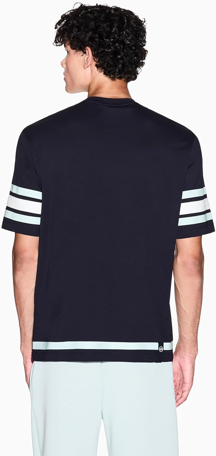 Armani Exchange Mens 96 Logo Band Tee - Image 6