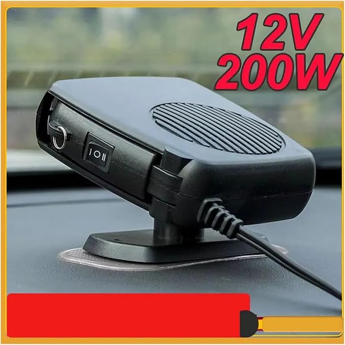 Calefactor Eléctrico Portátil 12V 200W Convector para Auto miniatura 4