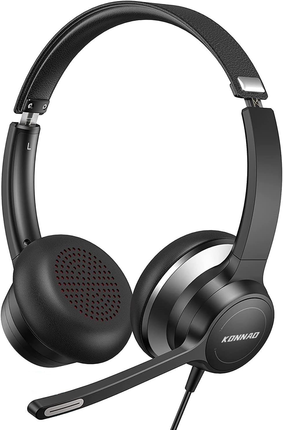 Wired USB Headset Noise Canceling Microphone 3.5mm Computer Laptop Headphones | UK