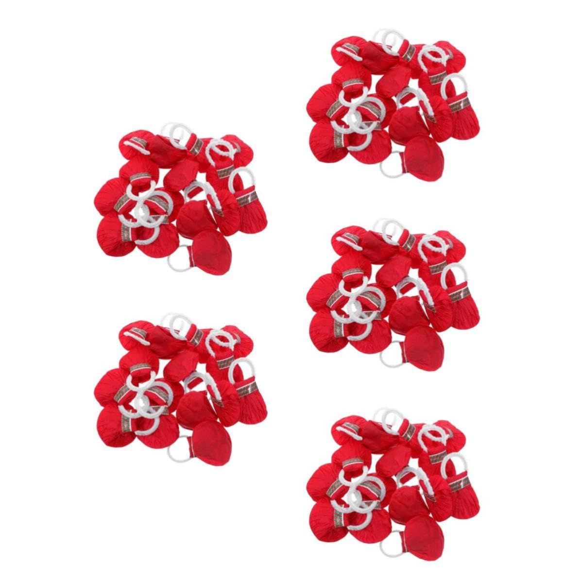 Toyvian 75 Stück Handkonfetti Luftschlangen aus Papier für Feste, Rot,