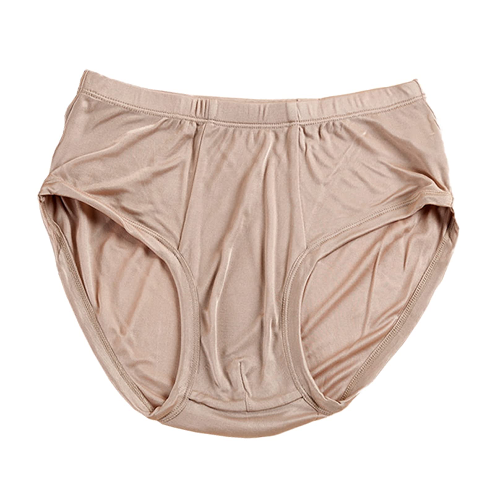 Ropa Interior de los Hombres de Seda de Morera, Suave Transpirable y cómodo Calzoncillos de satén de Lujo Boxer Bragas