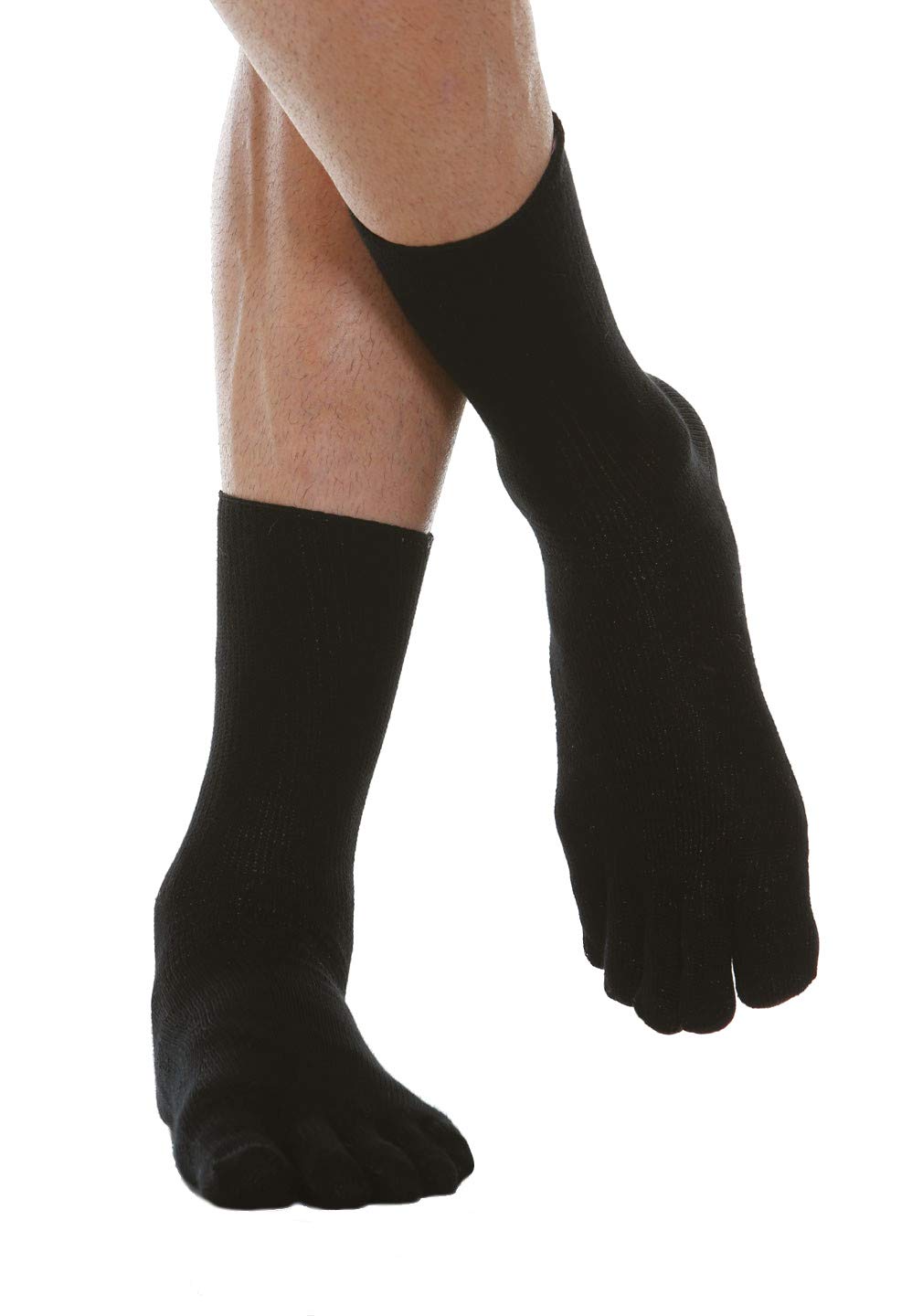 Relaxsan 650C Diabetikersocken Herren und Damen, Toe Socks, Zehensocken ohne Naht, ohne Gummi, Baumwolle und Silber