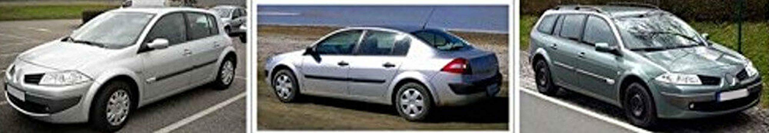 ilTappetoAuto by Fabbri 3 - SPRINT03705 - Maßgeschneiderte Fußmatten für Auto aus Schwarzem Rutschfestem Teppich Kompatibel mit Renault Megane 2