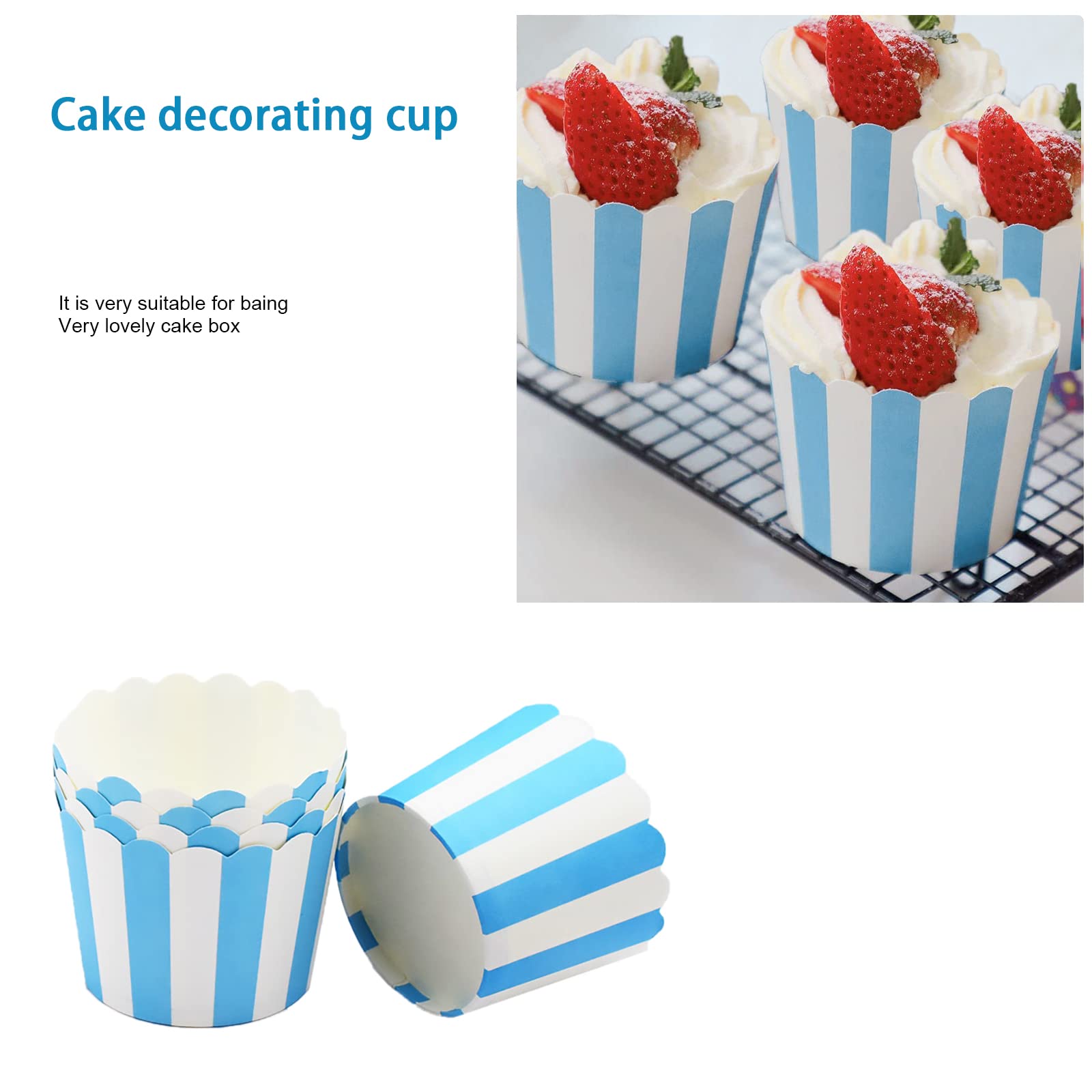 Pirottini da forno classici - Confezione da 100 | Perfetti per cupcake e muffin | Flying Tiger Copenhagen