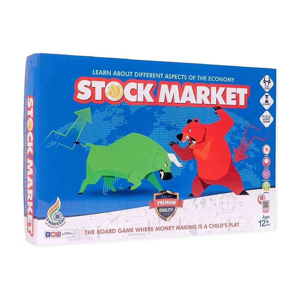 SHREEJIIH Original Stock Market The Board Game Where Money Making is A Childs Play|Learn About Different Aspects of The Economy with This Amazing Board Game. (B09HQQWY73) Amazon Price History, Amazon Price Tracker