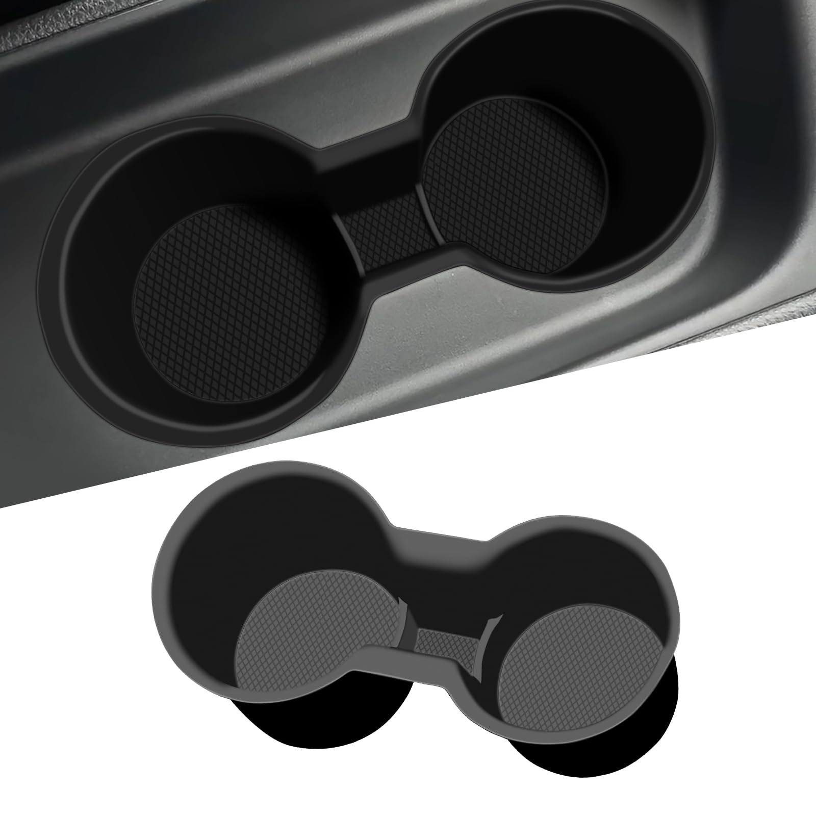 Portabicchieri centrale antiscivolo per Toyota Yaris Yaris Cross GR Automatic 2020-2025, accessorio in silicone per il controllo centrale e lo stoccaggio