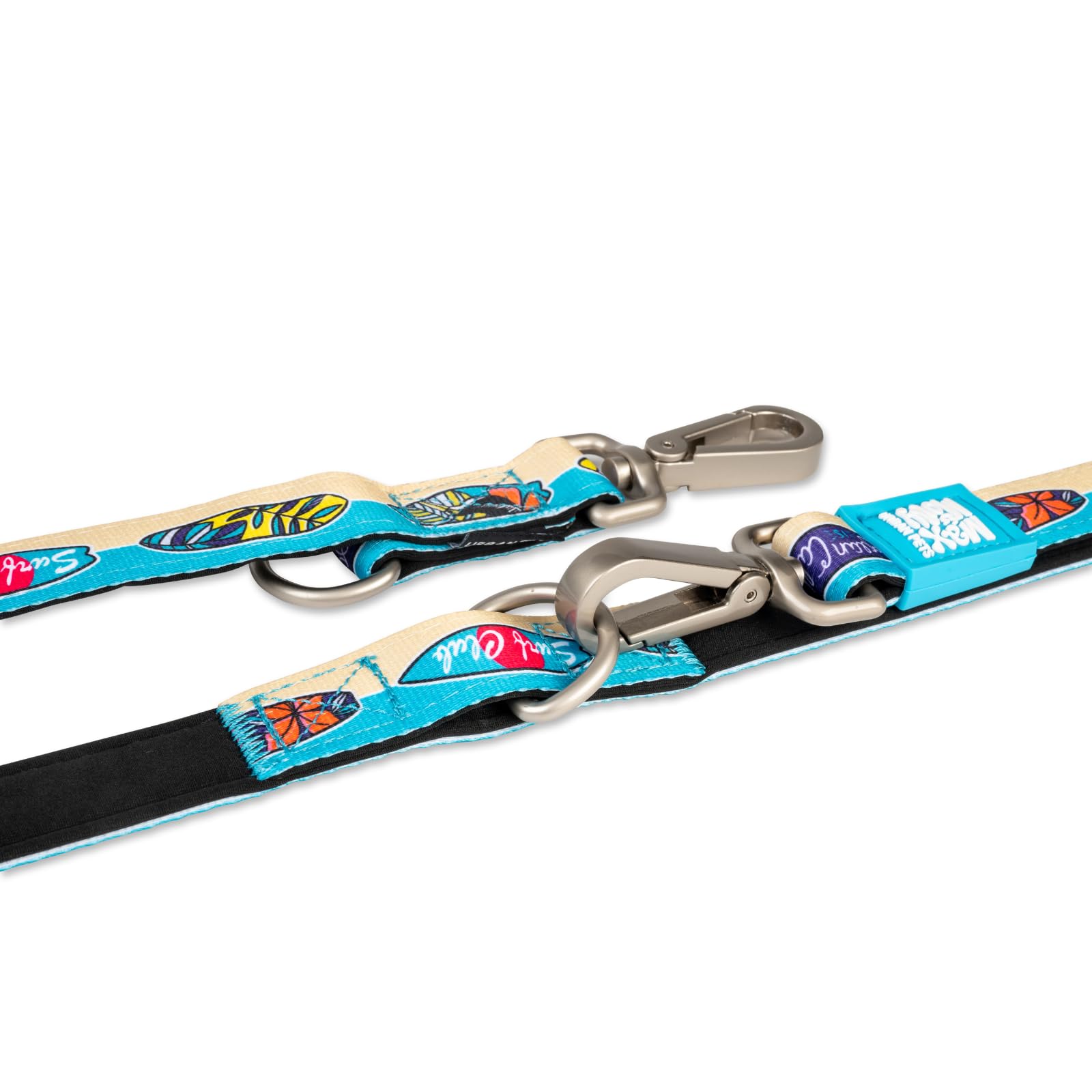 Max & Molly Multifunctional Dog Lead 2 m with 2 Carabiners, Aloha/M Shoulder Lead, Padded, Safe and Flexible - Image 2