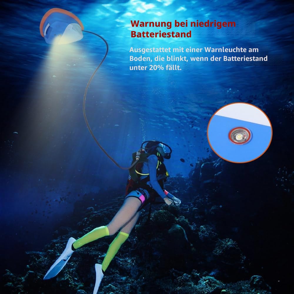 Tauchsystem, Unterstützung 2 Taucher Tauchventilator mit 18,3 m Schlauch Tauchen Atemregler Unterwasser Atemgerät Scuba Tankless System