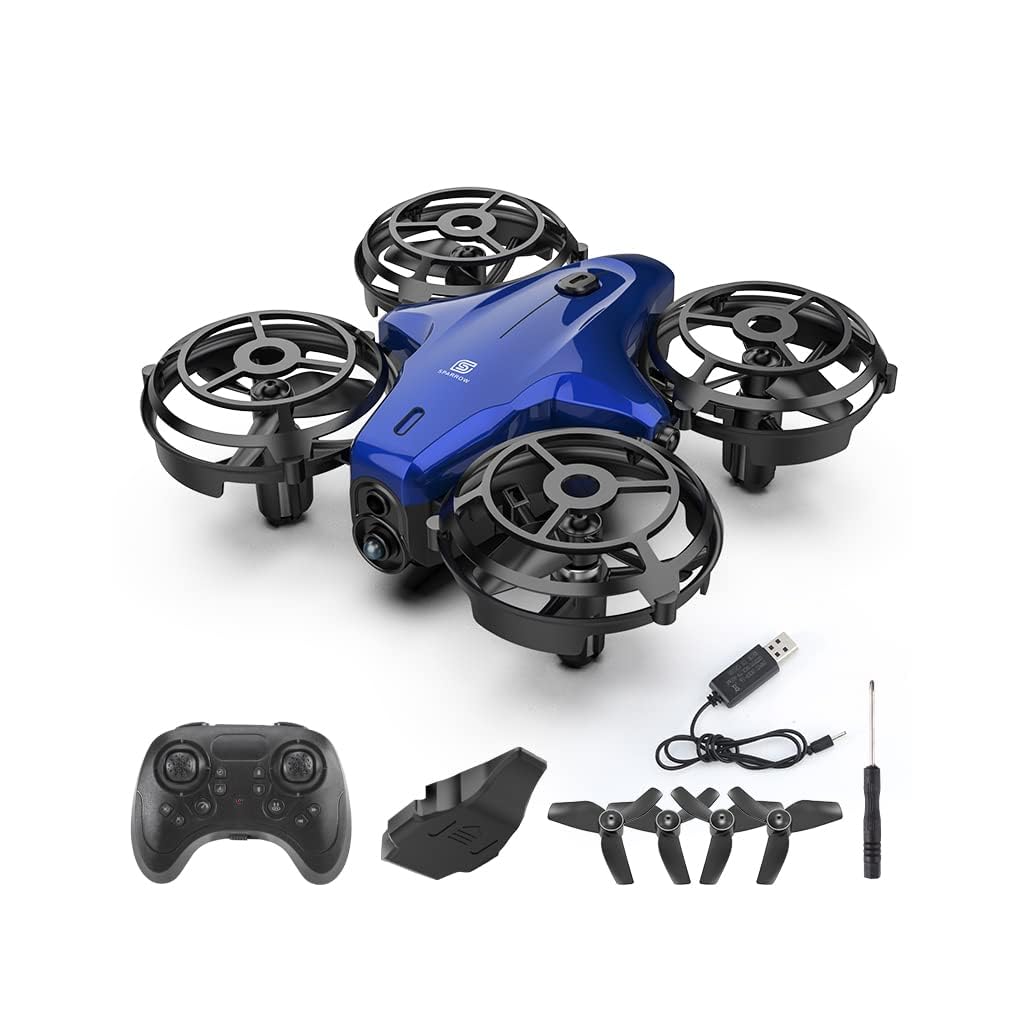 Mini-Drone-for-Kids-Beginners-RC-Quadcopter-Indoor-Drone-with-Battery-Altitude-Hold-Headless-Mode-360Flip-3-Speed-Mode-Fully-Cover-Design-Great-Gift-for-Boy-Girls