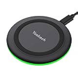 Yootech Wireless Charger,10W Max Wireless Charging Pad Compatible with iPhone 17/17 Pro/17 Pro Max/Air/16/15/14/13/SE 2022/12/11,Samsung Galaxy S25/S24/S23,for AirPods Pro 3(No AC Adapter)