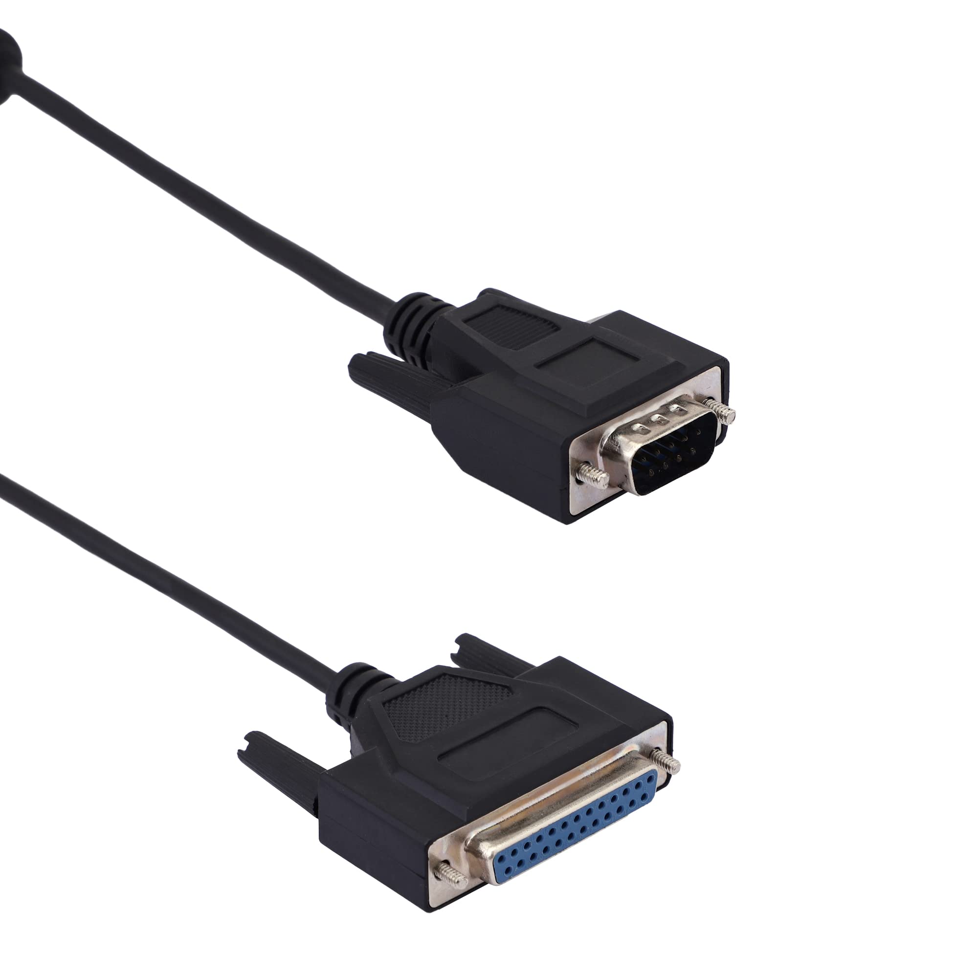 BOXNUBE DB25 (25 pin) Female to DB9 (Serial / RS232) Male Cable 1.5M-150CM-4.5FT (Black) (B0C55KKNS8) Amazon Price History, Amazon Price Tracker