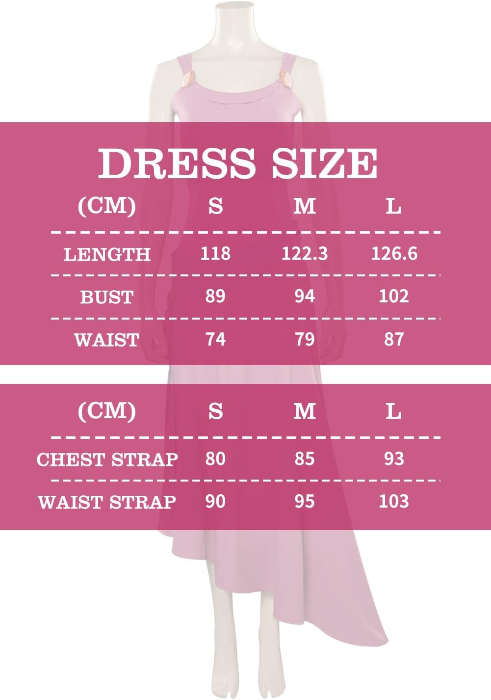 Vaianie Princess Cosplay Costume for Adult Women Pink Sleeveless Dress Outfits for Halloween Party