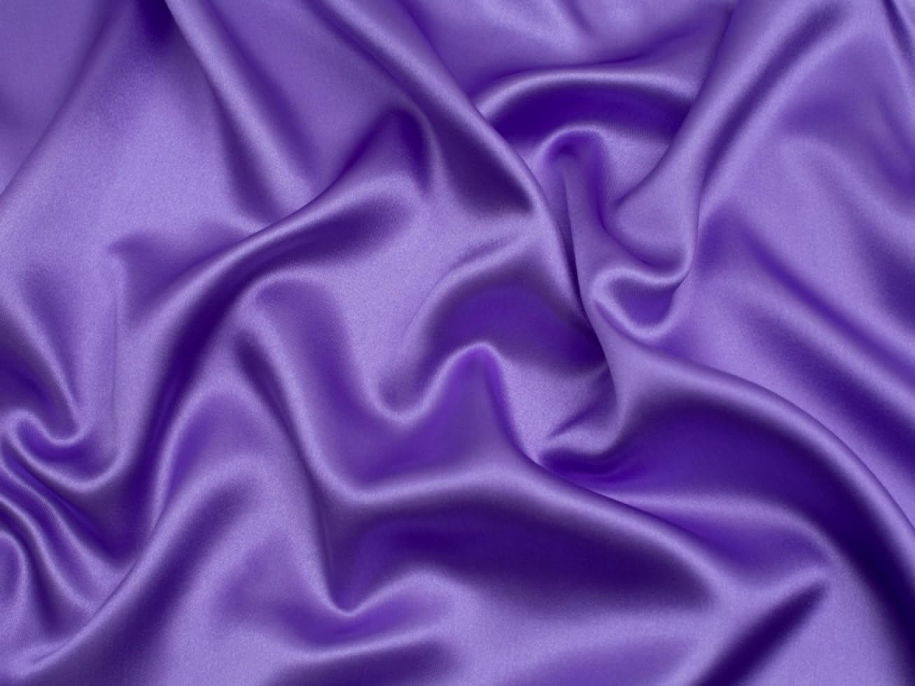 Minerva Purple Core Range Liquid Satin Fabric - Lightweight & Suitable For Dressmaking - Approx Width: 150Cm / 60" - Sold Per Metre