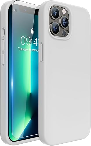 Miniatura 18 de Miracase - Funda diseñada para iPhone 11 con protector de pantalla, funda de goma de silicona líquida, protección total contra caídas y a prueba
