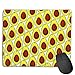 Produktbild Mouse Pad Cute Avocados Seamless Illustration Rectangle Rubber Mousepad 8.66 X 7.09 Inch Gaming Mouse Pad with Black Lock Edge