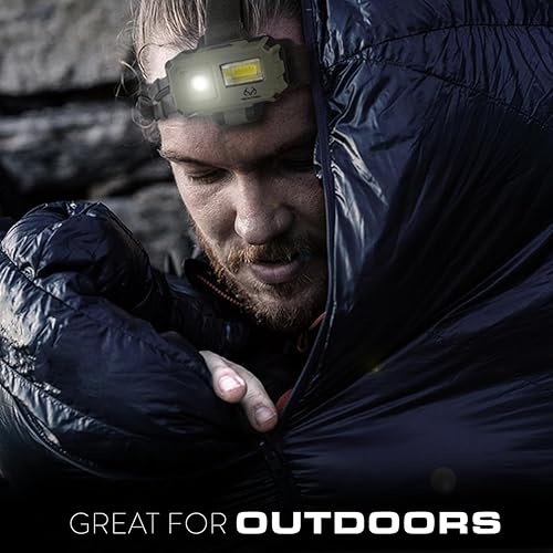 Miniatura 4 de RealTree Luz de faro alcalina brillante de 250 lúmenes, ideal para acampar, cazar, al aire libre