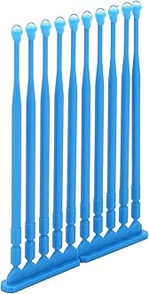 ZJchao Dental Adhesive Tip Applicator, 20pcs Disposable Dental Microbrushes Easy Adhesion Brushing Liquid, Oral Clinic, Wide Applications Microbrush Applicator Sticks