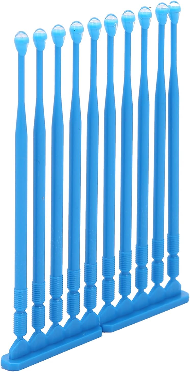 ZJchao Dental Adhesive Tip Applicator, 20pcs Disposable Dental Microbrushes Easy Adhesion Brushing Liquid, Oral Clinic, Wide Applications Microbrush Applicator Sticks