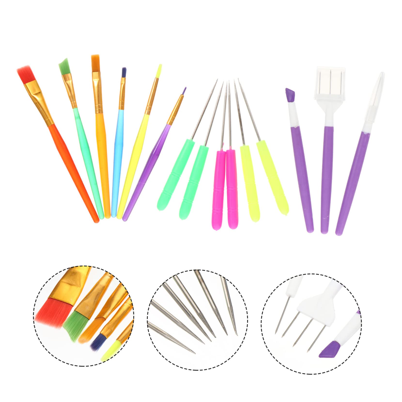 Cabilock 3 Ensembles Fondant Sculpture Stylo Outils De Cuisson Outils De Modélisation Outils De Décoration De Gâteau Grattoir À Gâteau Kit De Gravure De Gâteau Fondant Coupe-Gâteau Stylo