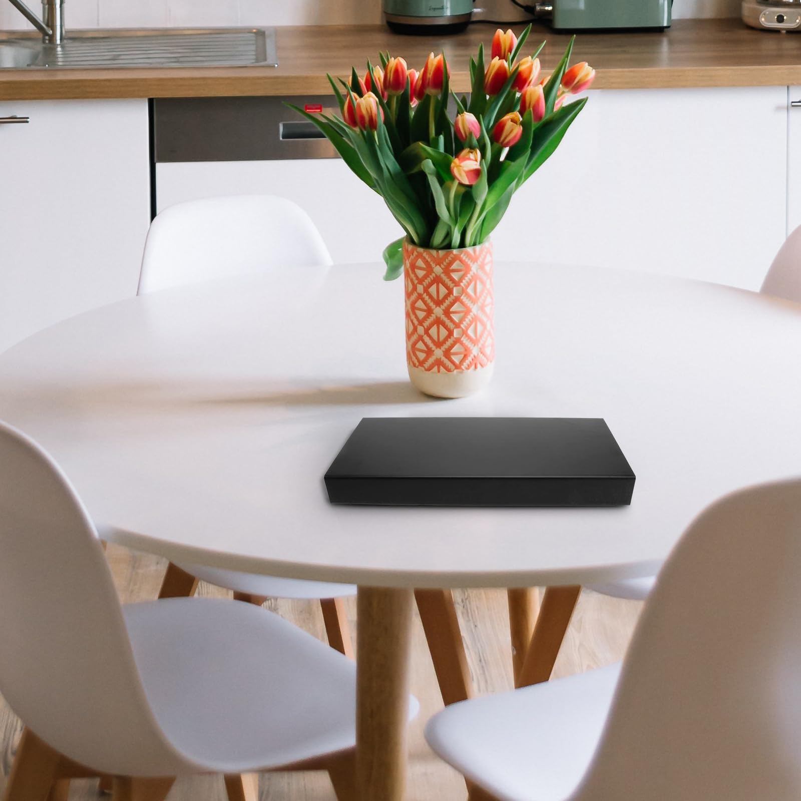 Organizador de Cápsulas de Café de Hierro Resistente Cajón para 40 Cápsulas Diseño Apilable Color Negro Adecuado para Cocina o Salón