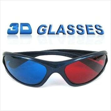1 Adet  boyutlu 3D G zl k Red-Cyan, K rm z  Mavi, mlk-13-02-2021-002