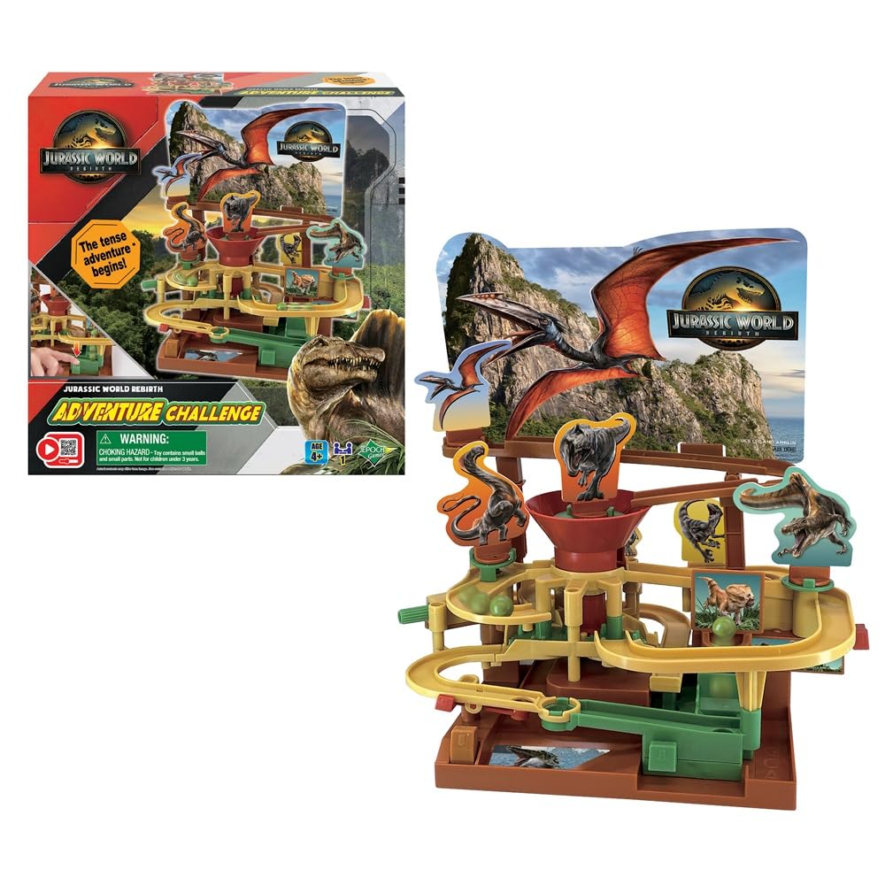 EPOCH Games - 7515 Jurassic World Rebirth Adventure Challenge - Party Game