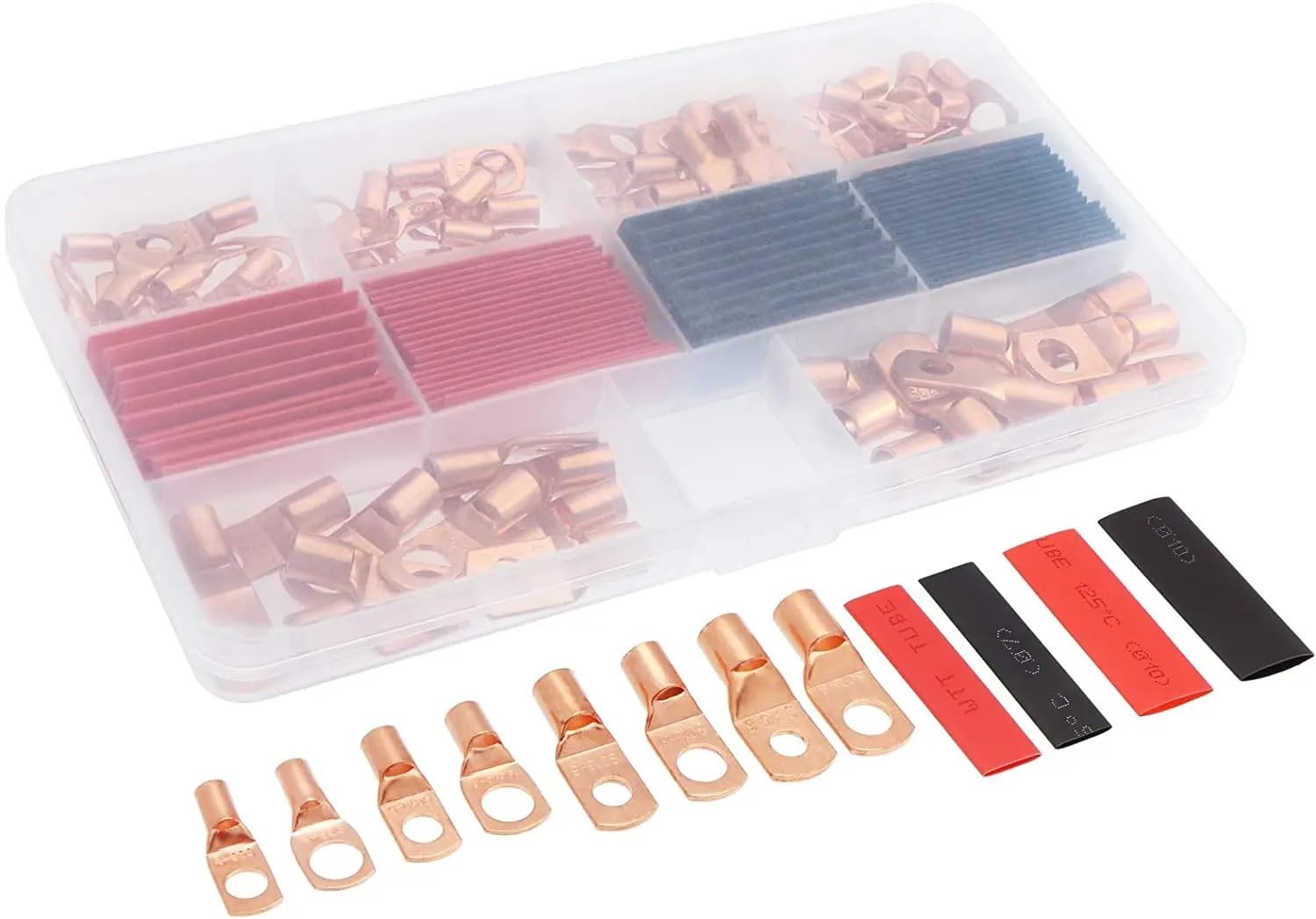 Cosses de câble thermorétractables en cuivre étamé pour trou de boulon et câblage de voiture