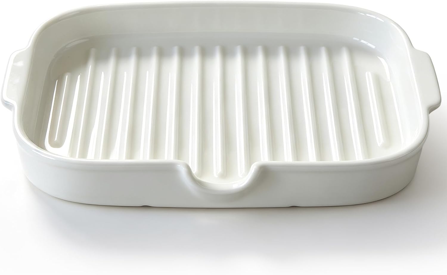 Cinf Microwave Bacon Tray, Ceramic Bacon Cooker for Crispy Bacon