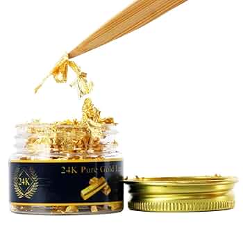 鑑定済み 金箔シート 200枚 24k 純金 食用可 ヘアー アクセサリー 料理 鑑定済み 金箔シート 200枚 24k 純金 食用可 ヘアー