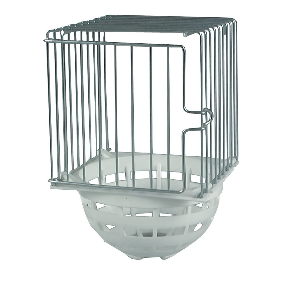 duvoplus Nistkasten aus Metall mit Kunststoff – 10 x 11 x 16 cm